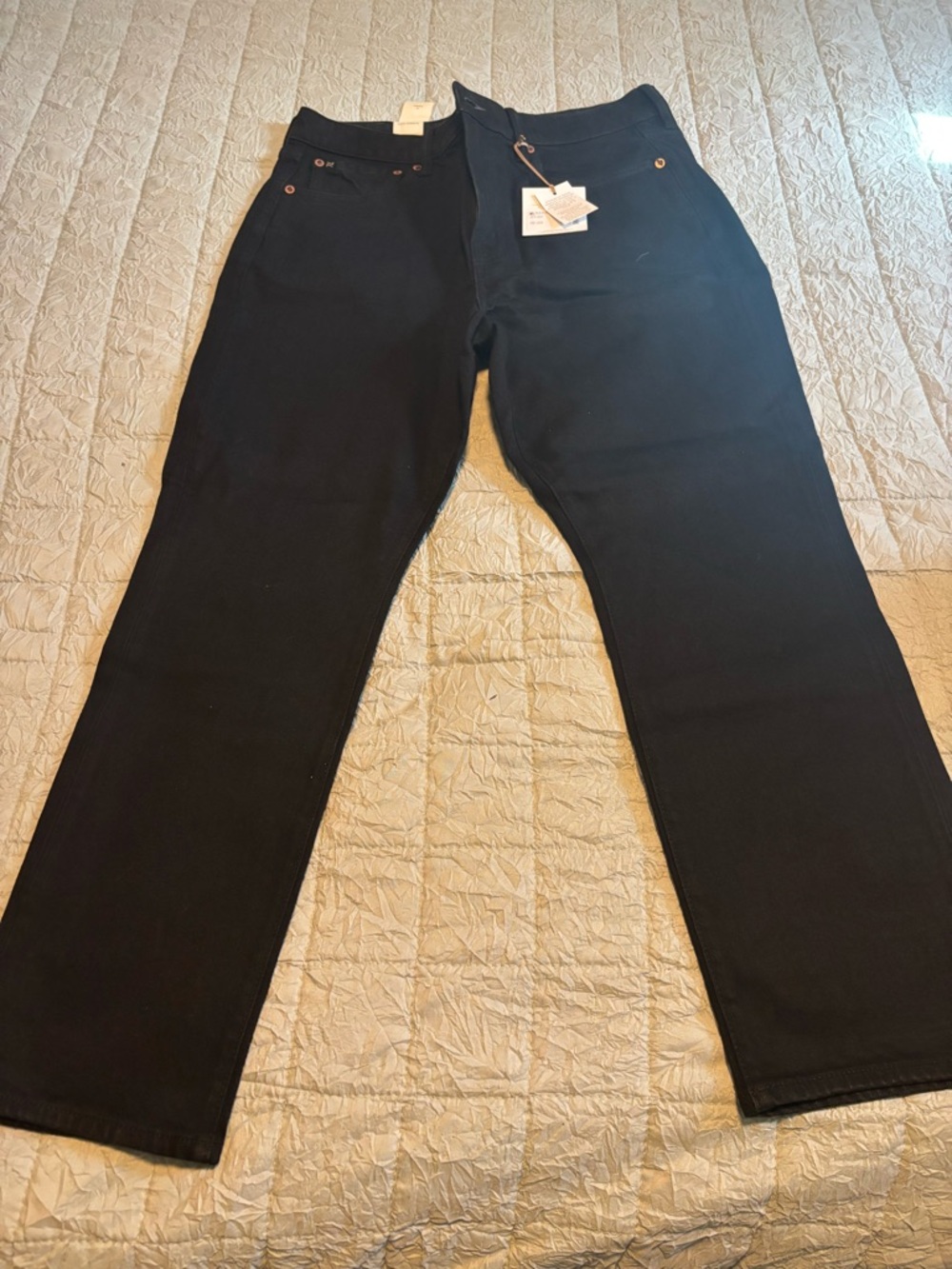 American Eagle Outfitters Women's Black Straight Jeans